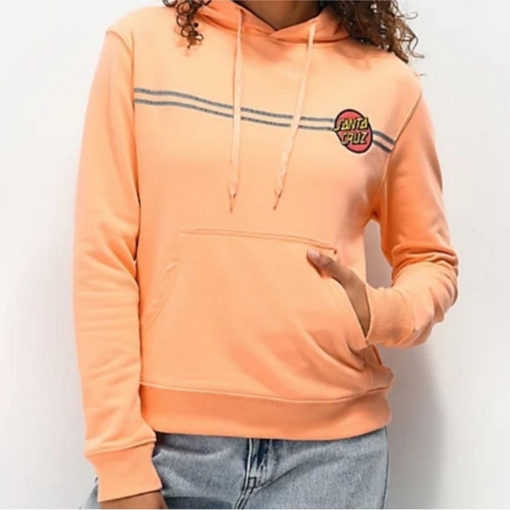Santa Cruz Other Dot Reflective Pullover Hooded Midweight Sweatshirt - Picture 2 of 9